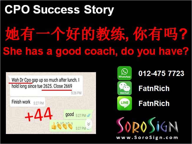 She has a good coach, do you have?